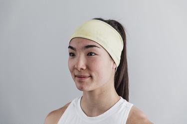 Nobull Headband 4" Tie-Dye Women's Headband Yellow | Australia (UI5039)